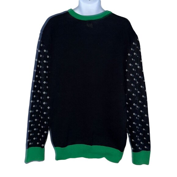 Star Wars Darth Vader Sweater Mens XL Ugly Christmas Holiday Candy Canes Black - Picture 6 of 9